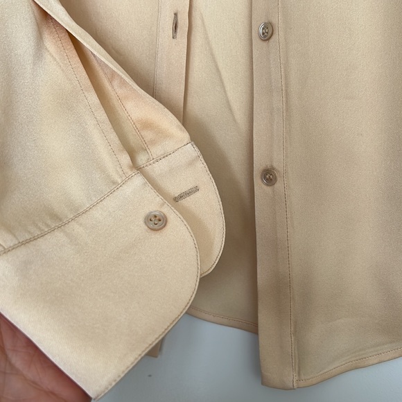 Peach Tom Ford collarless blouse - Picture 2 of 4